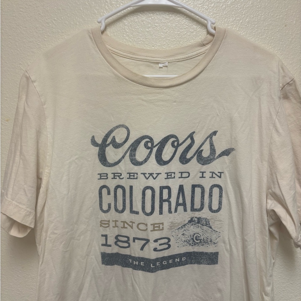 Coors Cream Graphic T-Shirt